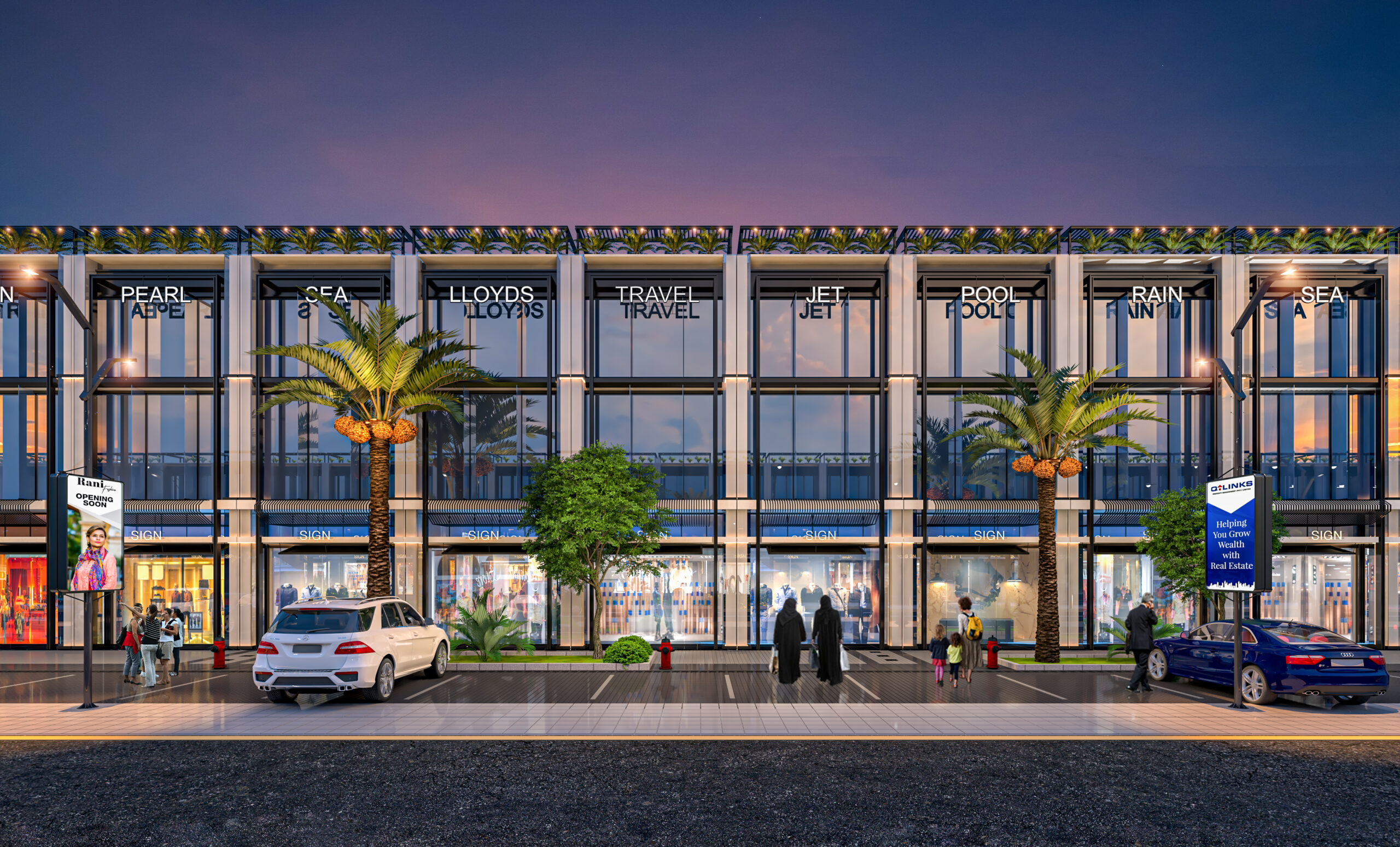 Shopping Mall interior design in dubai