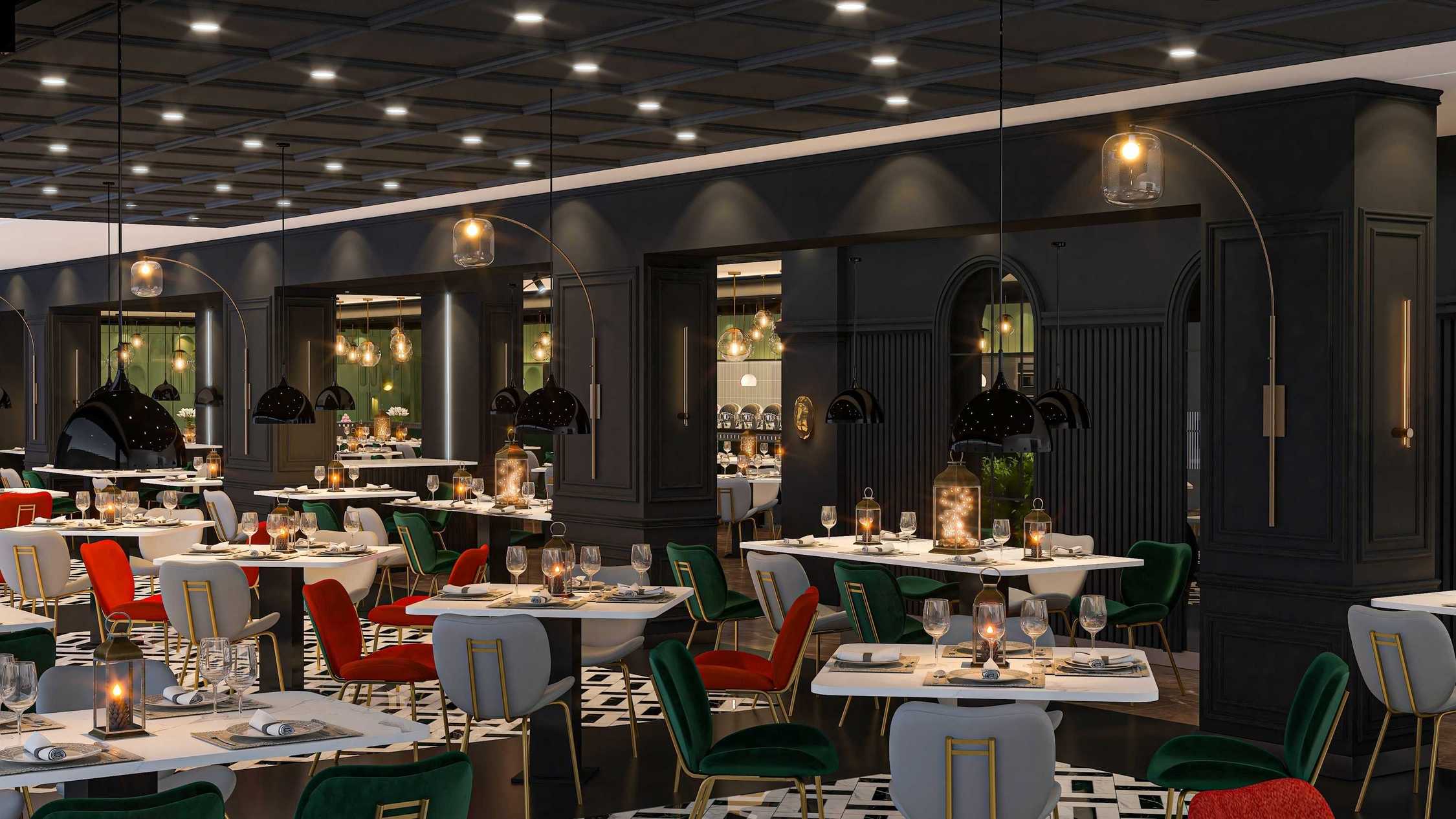 restaurant interior design in dubai