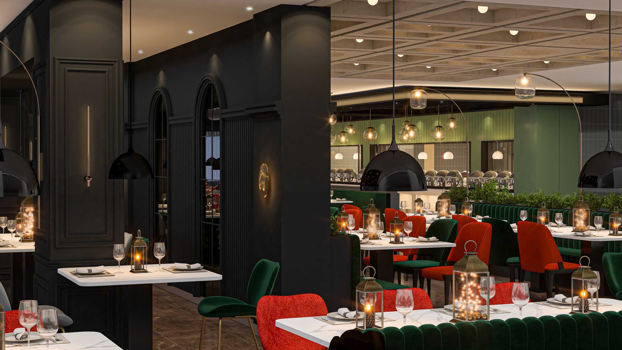 restaurant interior design in Dubai