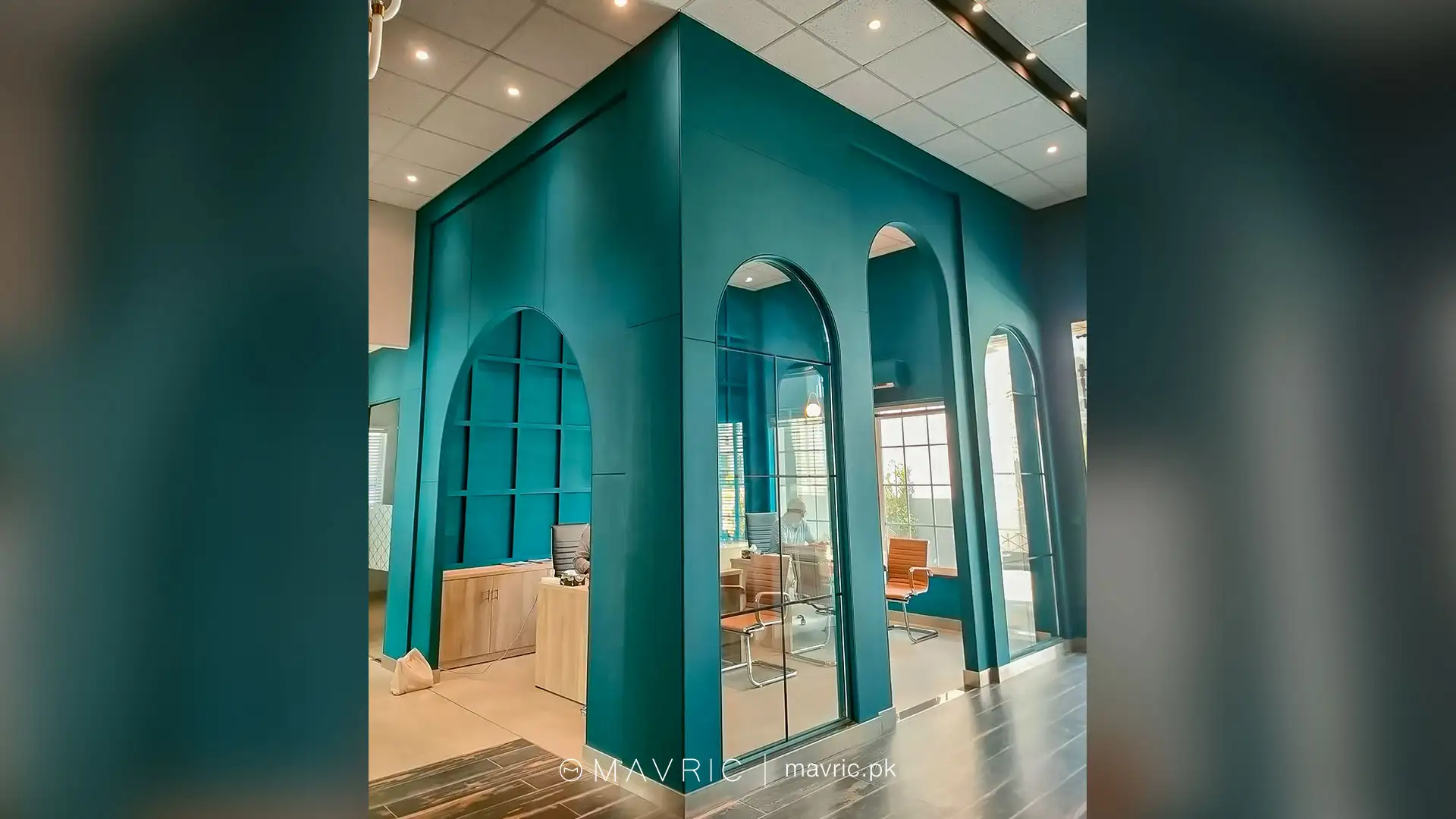 architectural interior design commercial office building design lahore q links pine avenue office 04