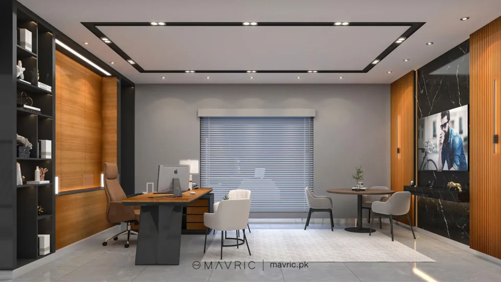 architectural interior design commercial office building design lahore us group finance office 01
