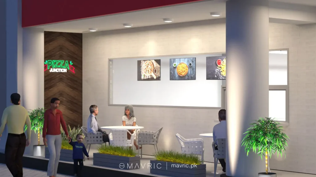 architectural interior design retail commercial building design lahore aslam supermarket 24