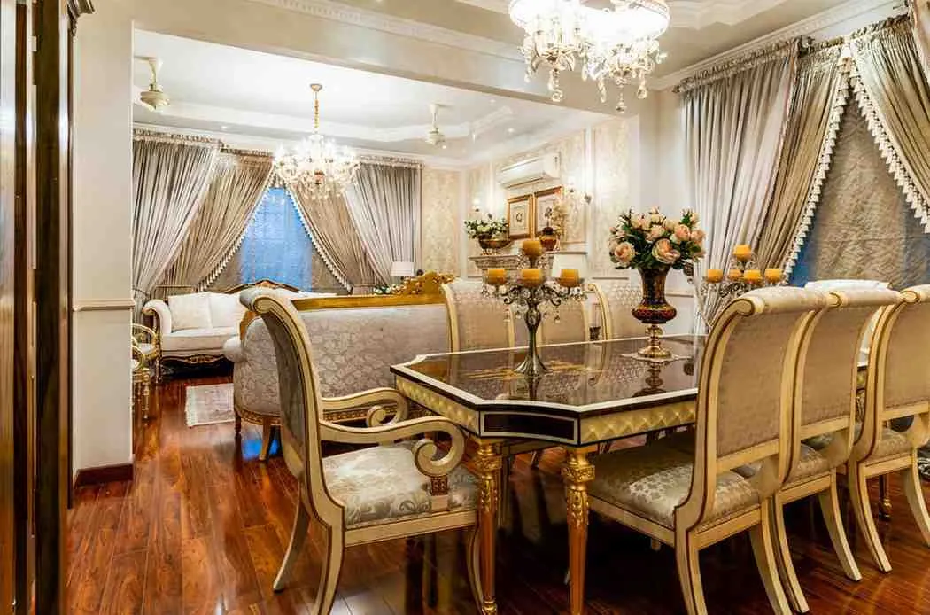 big dining table design