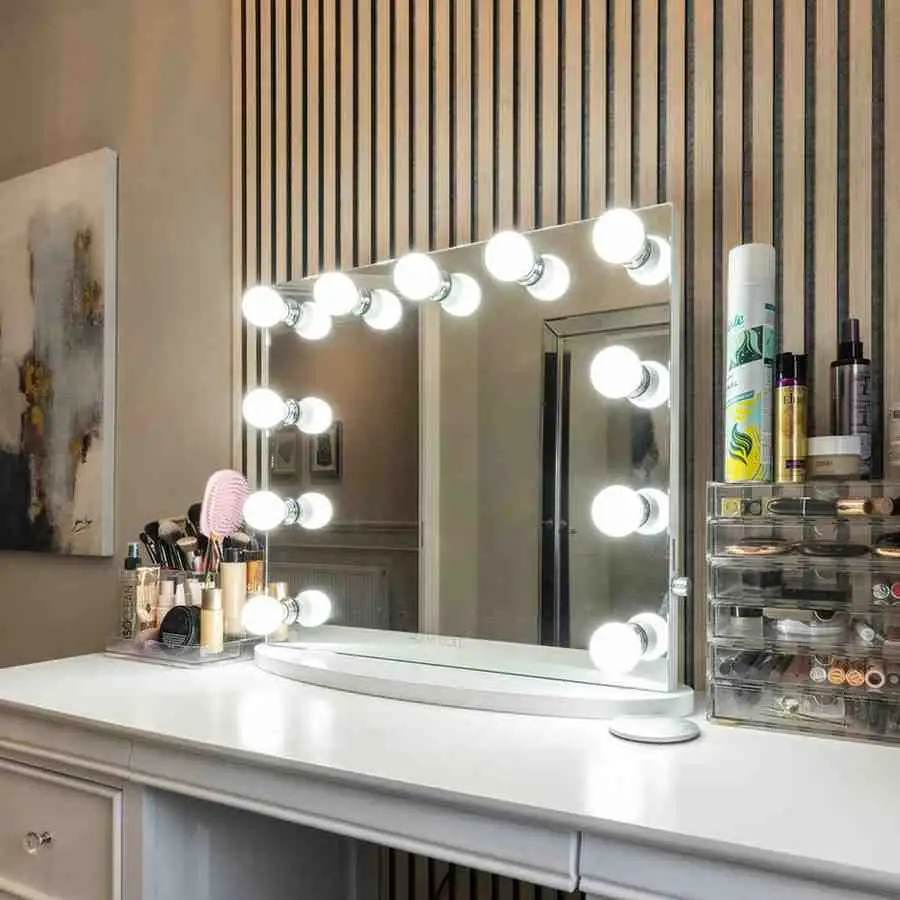 lighting dressing table design