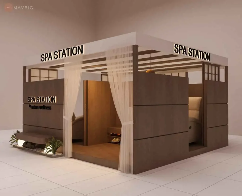 spa massage center design in lahore